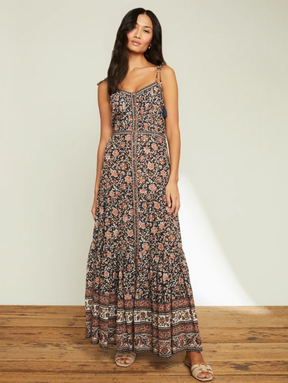 Veronica Beard Windandsea Floral Maxi Dress XL